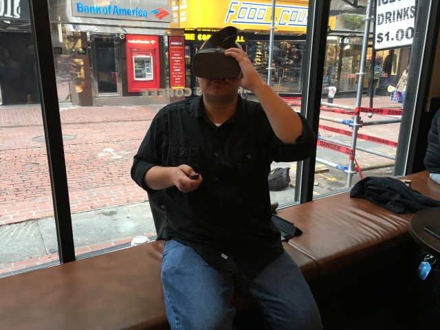 Colin Barry of VentureFizz tries Kaon VR